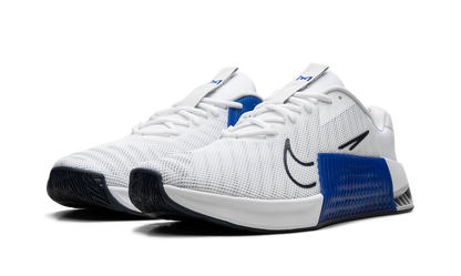 Nike White Metcon 9 Racer Blue Sneakers