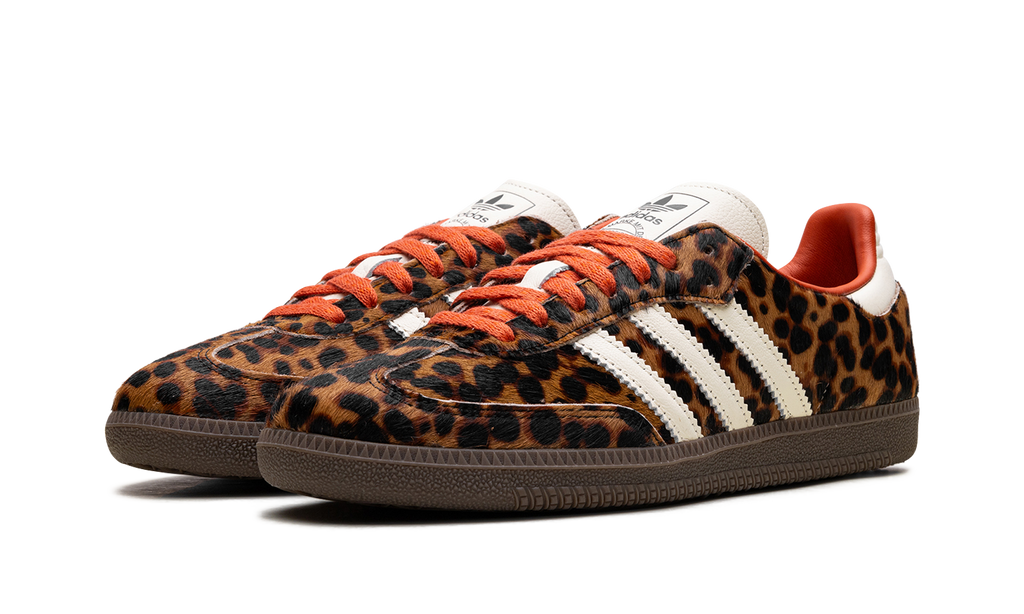 Adidas Samba Cream Leopard Orange Sneakers