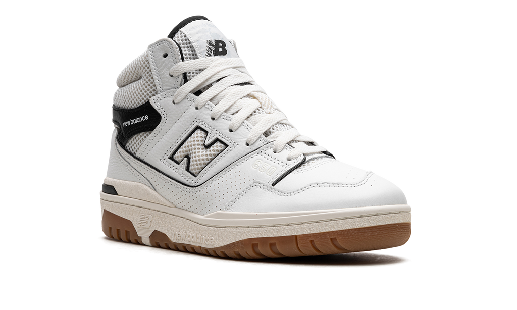 New Balance White 650R Aime Leon Dore - White/Black Sneakers