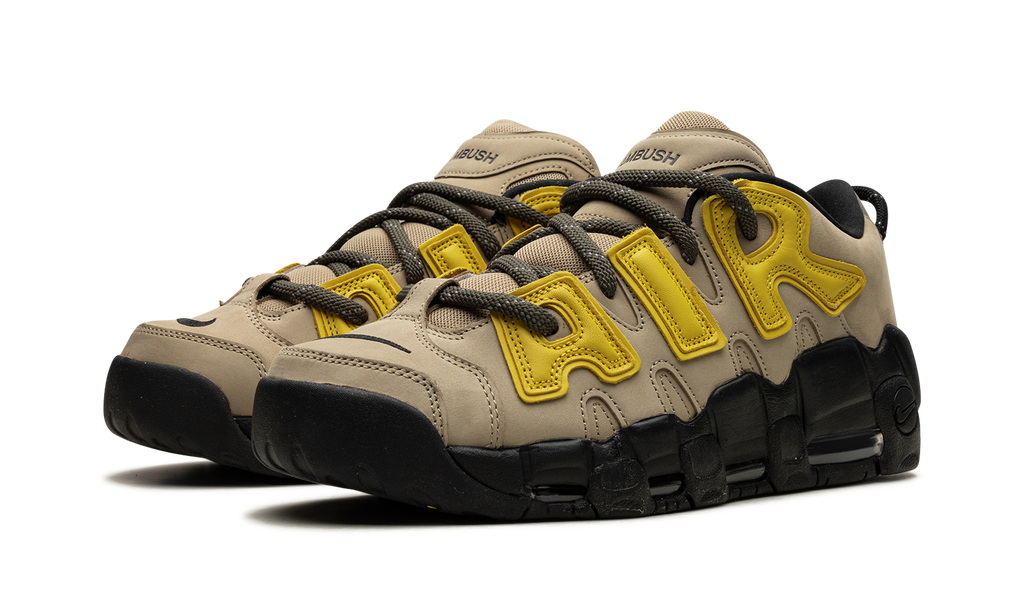Nike Lime Air More Uptempo Low "AMBUSH - Limestone" Sneakers