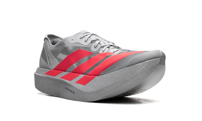 Adidas Grey Adizero Adios Pro EVO 2 "Silver Metallic/Lucid Red/Grey Two" Sneakers