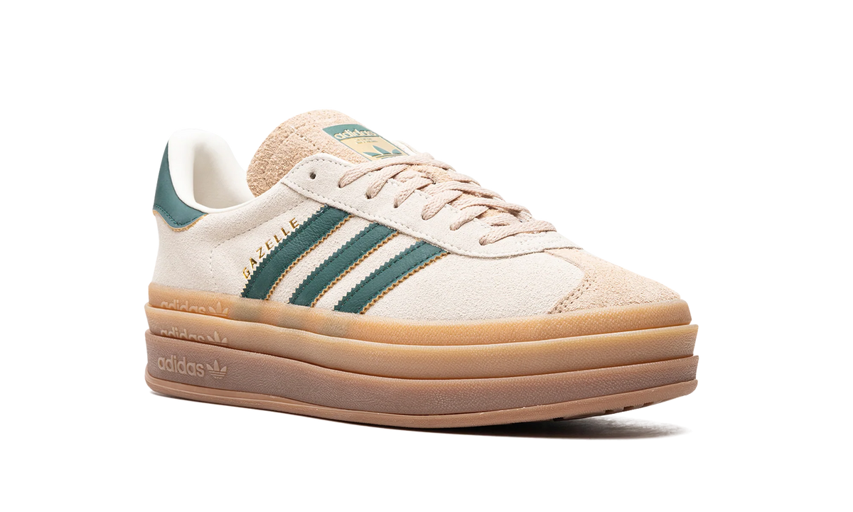 Adidas Cream Gazzelle Bold Wmns "Cream Collegiate Green" Sneakers