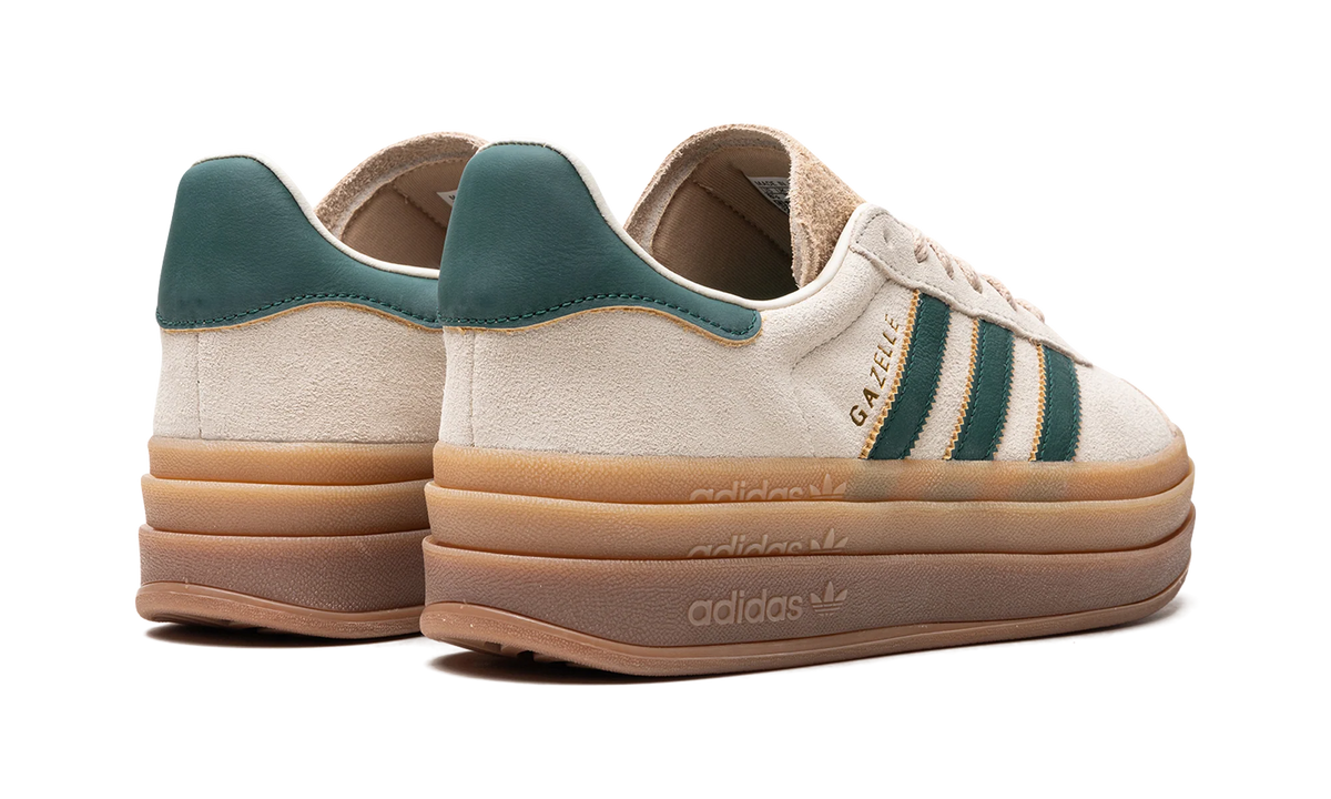 Adidas Cream Gazzelle Bold Wmns "Cream Collegiate Green" Sneakers