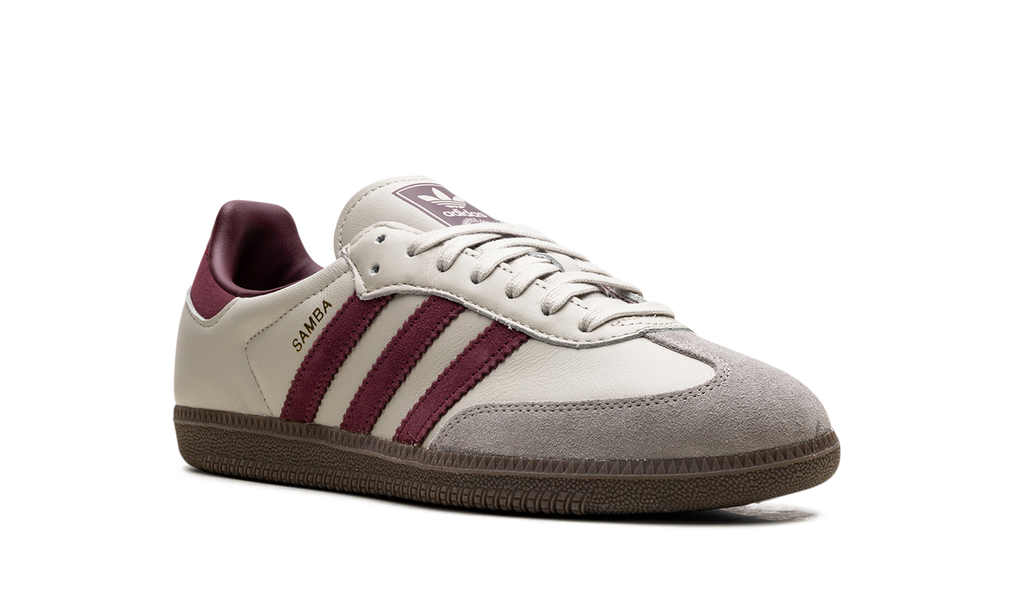 Adidas Samba Grey Putty Maroon Sneakers