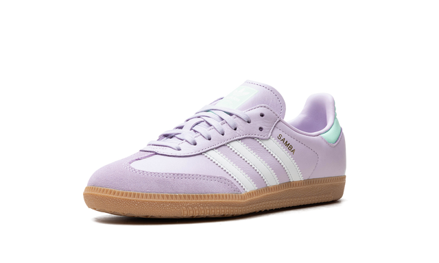 Adidas Samba Green Mineral Crystal Sand Sneakers