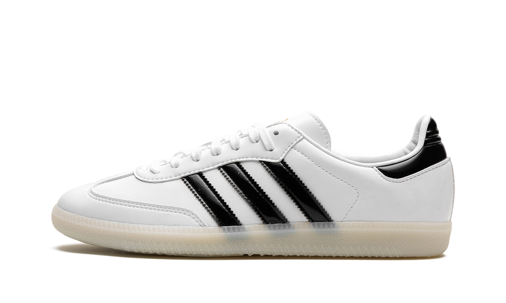 Adidas Samba White Patent Leather Sneakers