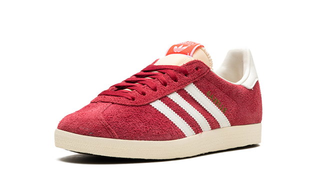 Adidas Cream White Gazelle Team Victory Red Off White Cream White Sneakers