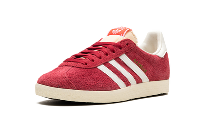 Adidas Cream White Gazelle Team Victory Red Off White Cream White Sneakers