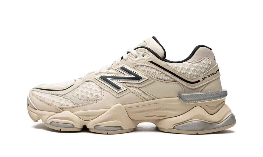 New Balance 9060 Black Turtledove Silver Metallic Sneakers