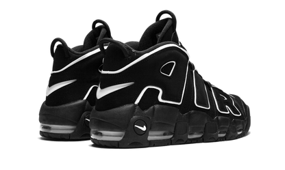 Nike White Air More Uptempo Black Sneakers