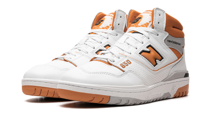 New Balance White 650 White/Canyon Sneakers