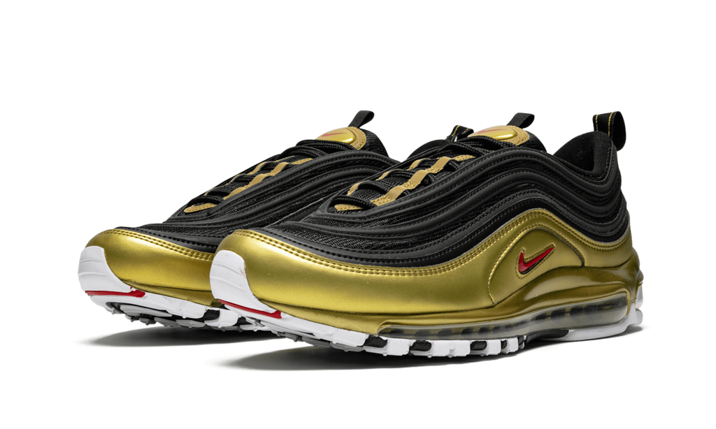 Nike Air Max Black 97 Metallic Gold Sneakers