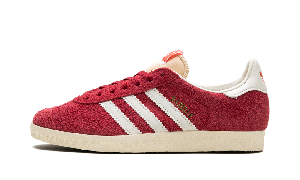 Adidas Cream White Gazelle Team Victory Red Off White Cream White Sneakers