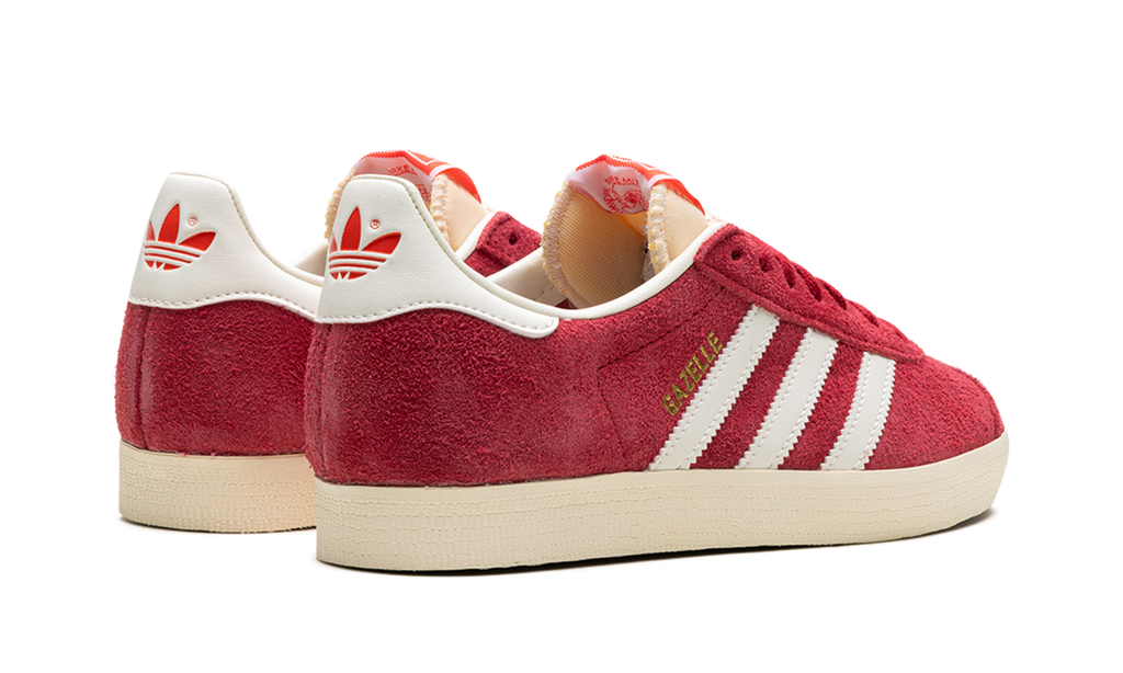 Adidas Cream White Gazelle Team Victory Red Off White Cream White Sneakers
