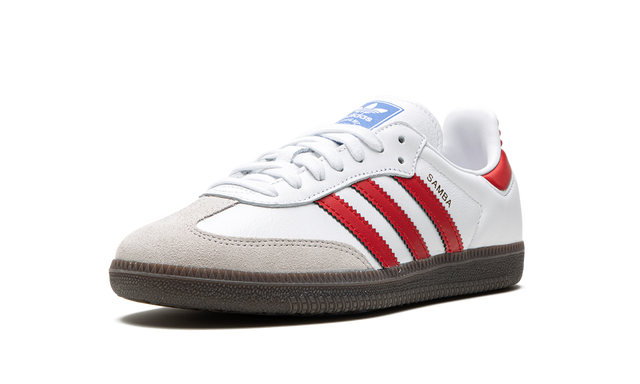 Adidas Samba White OG Scarlet Sneakers