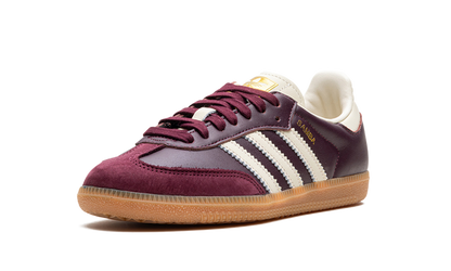 Adidas Samba Cream White Maroon Cream White Sneakers
