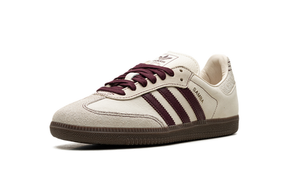 Adidas Samba White Wonder Maroon Sneakers