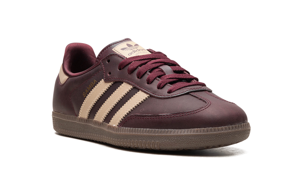 Adidas Samba Maroon Crystal Sneakers