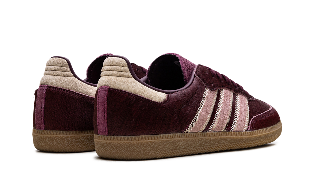 Adidas Samba Maroon Sand Strata Pony Sneakers