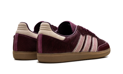 Adidas Samba Maroon Sand Strata Pony Sneakers