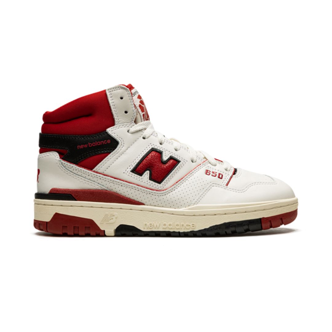 New Balance White 650R Aimé Leon Dore - / Red Sneakers