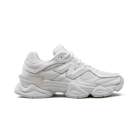 New Balance 9060 Triple White Sneakers