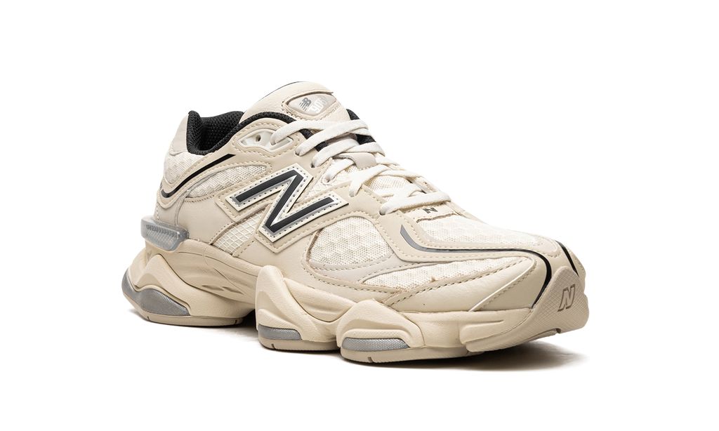 New Balance 9060 Black Turtledove Silver Metallic Sneakers