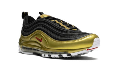 Nike Air Max Black 97 Metallic Gold Sneakers