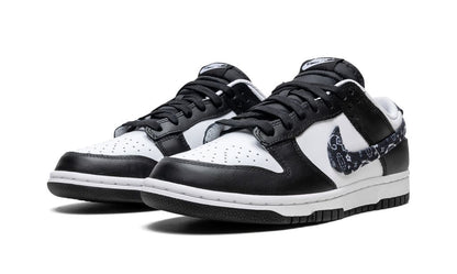 Nike Dunk Low Black Paisley Sneakers