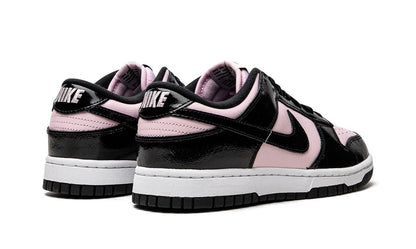 Nike Dunk Low Black Patent Pink Sneakers