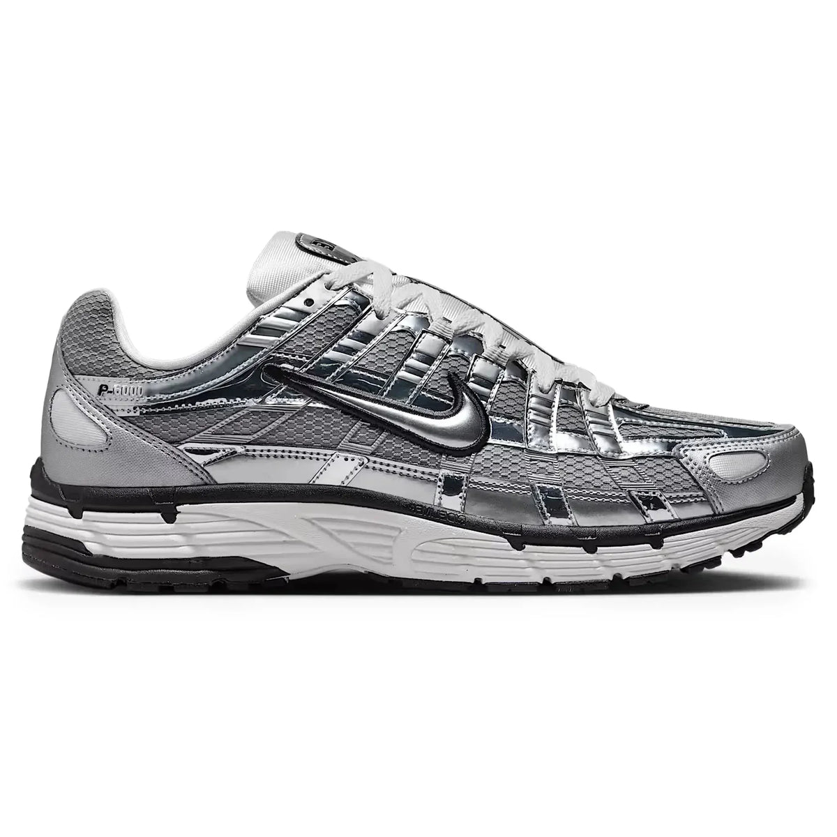 Nike Silver P-6000 Metallic Sneakers