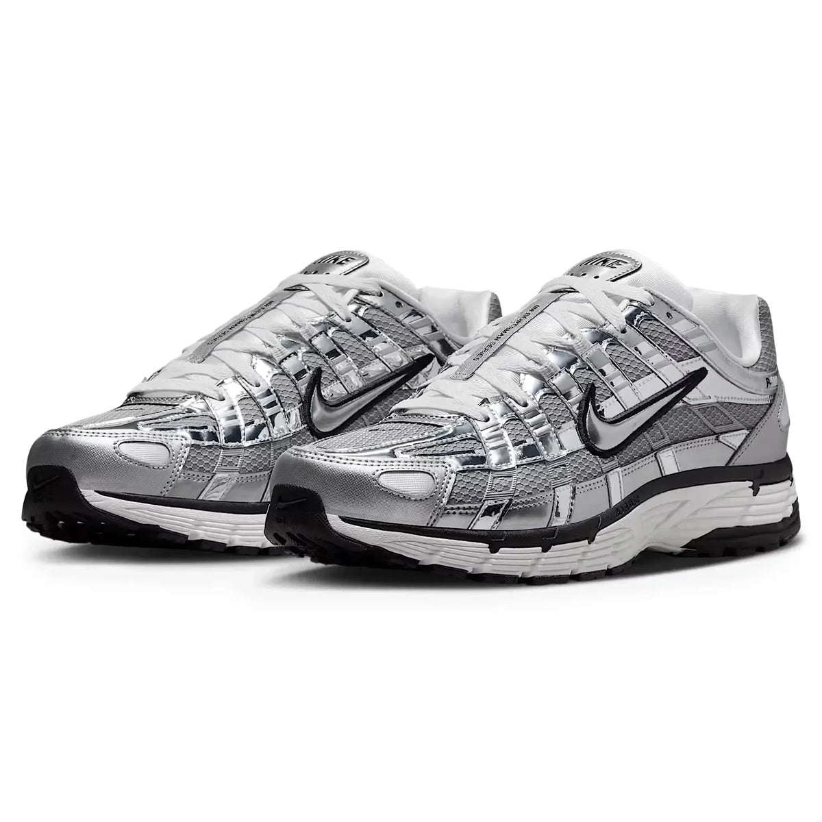 Nike Silver P-6000 Metallic Sneakers