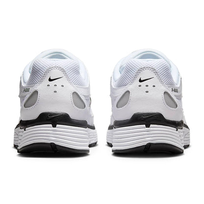 Nike White P-6000 Metallic Silver Black Sneakers