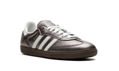 Adidas Samba White Metallic Purple Sneakers