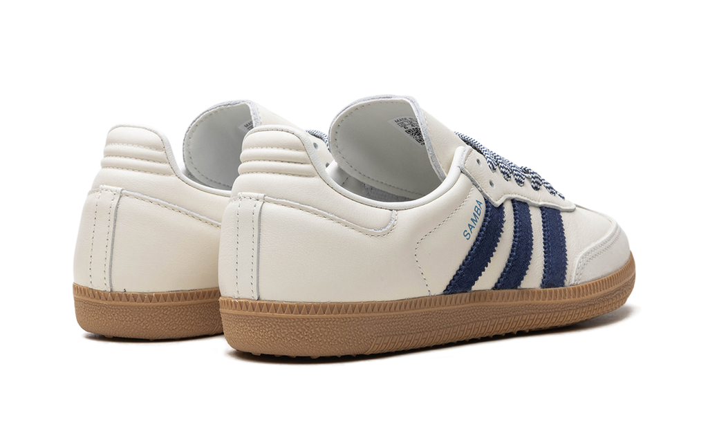 Adidas Samba White Off Dark Blue Sneakers