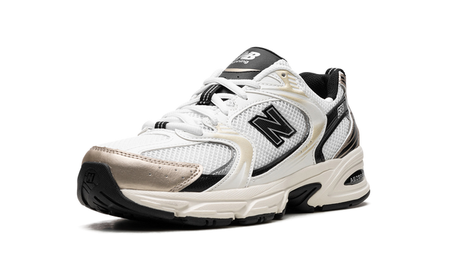 New Balance 530 White Gold Black Sneakers