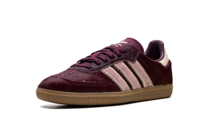 Adidas Samba Maroon Sand Strata Pony Sneakers
