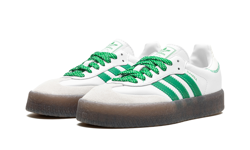 Adidas Sambae White Cloud Green Sneakers