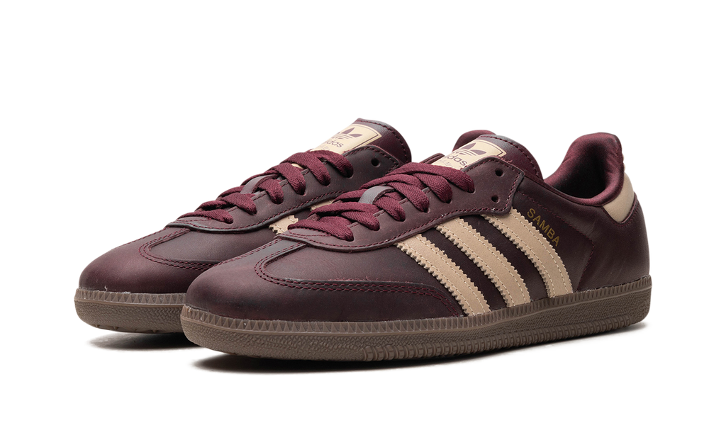Adidas Samba Maroon Crystal Sneakers