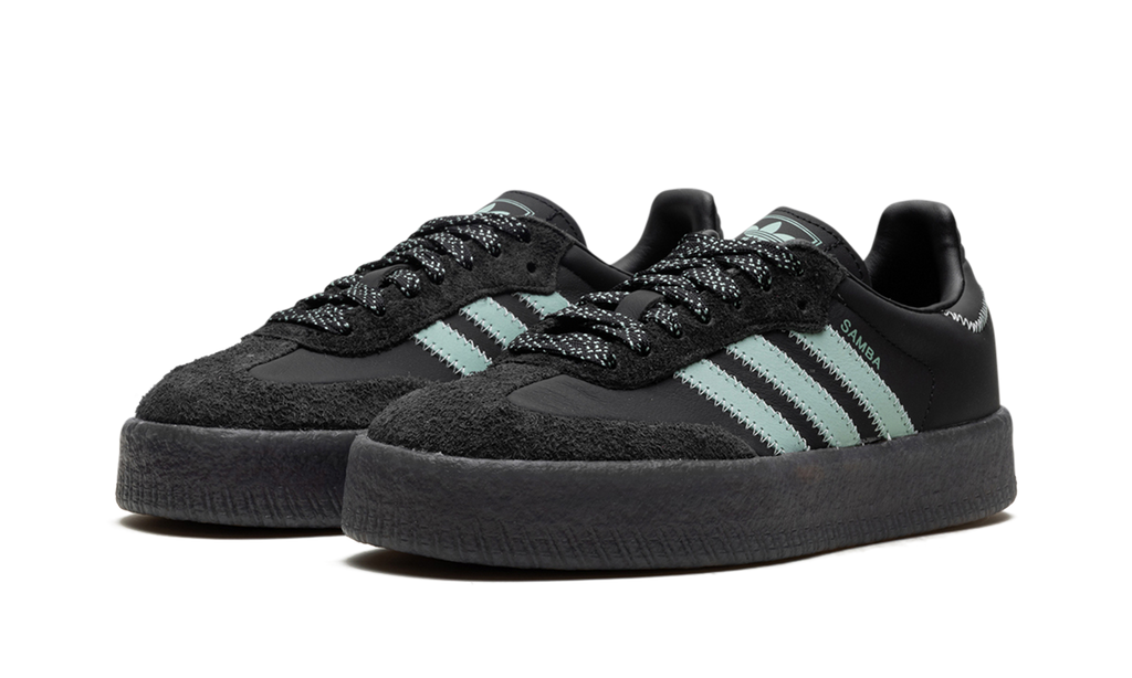 Adidas Sambae Black Core Haze Green Sneakers