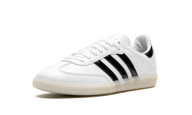 Adidas Samba White Patent Leather Sneakers