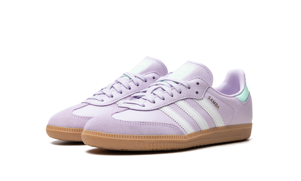 Adidas Samba Green Mineral Crystal Sand Sneakers
