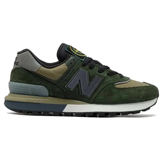 New Balance 574 Green Stone Island x New Balance Legacy Dark Sneakers