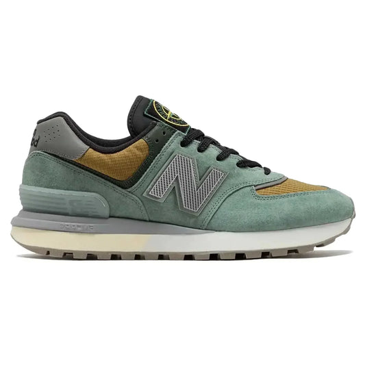 New Balance 574 Green Stone Island x New Balance Legacy Light Sneakers