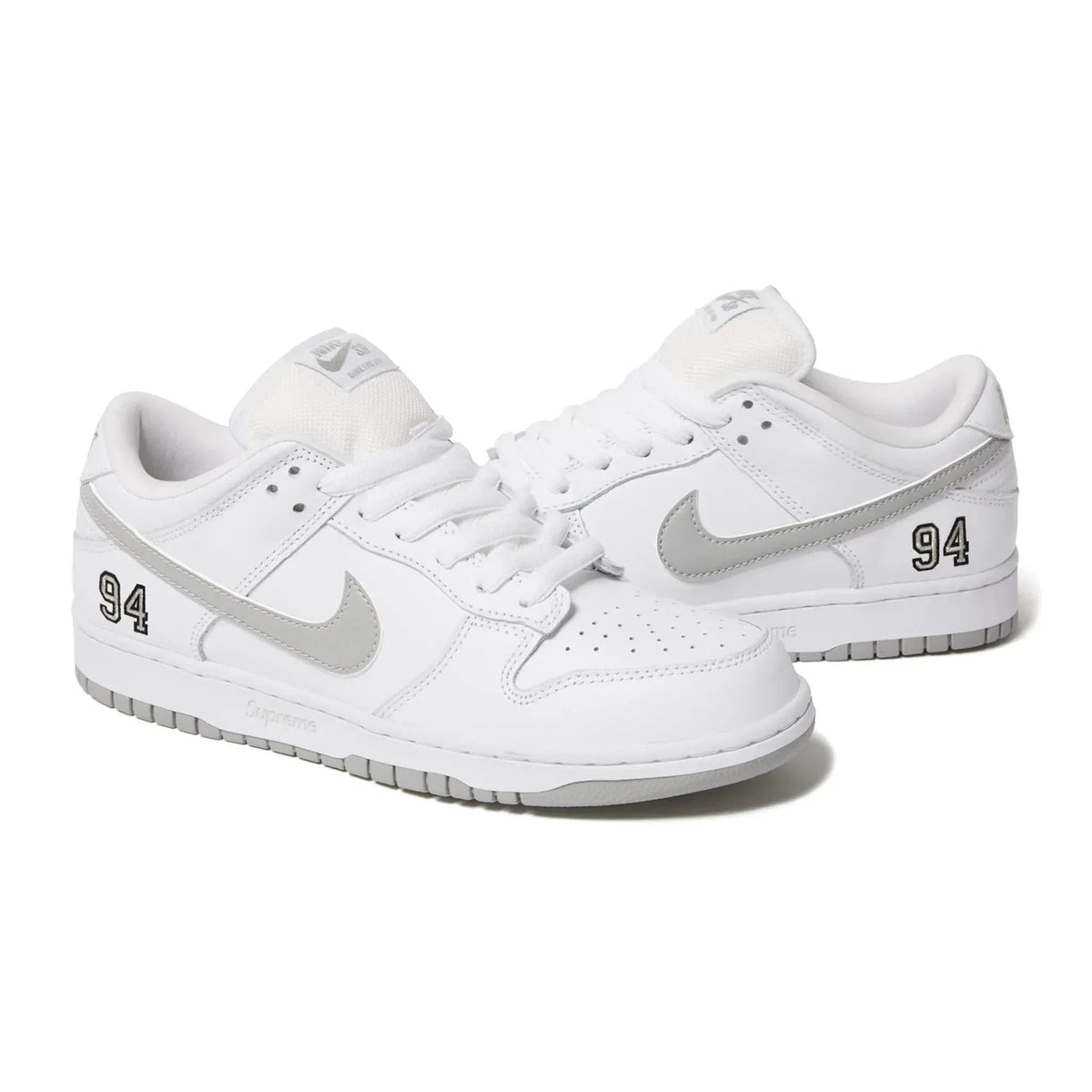 Nike Dunk Low White Supreme x SB Sneakers