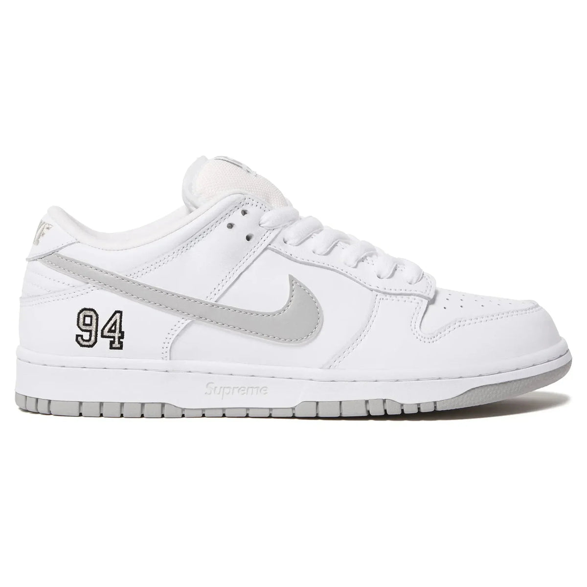 Nike Dunk Low White Supreme x SB Sneakers