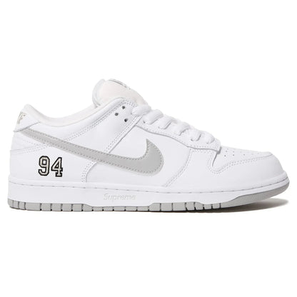 Nike Dunk Low White Supreme x SB Sneakers