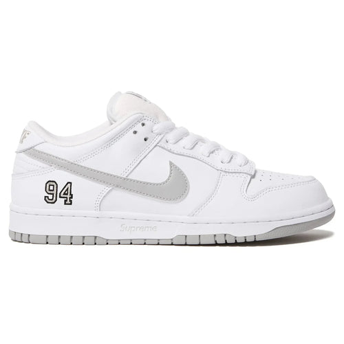 Nike Dunk Low White Supreme x SB Sneakers