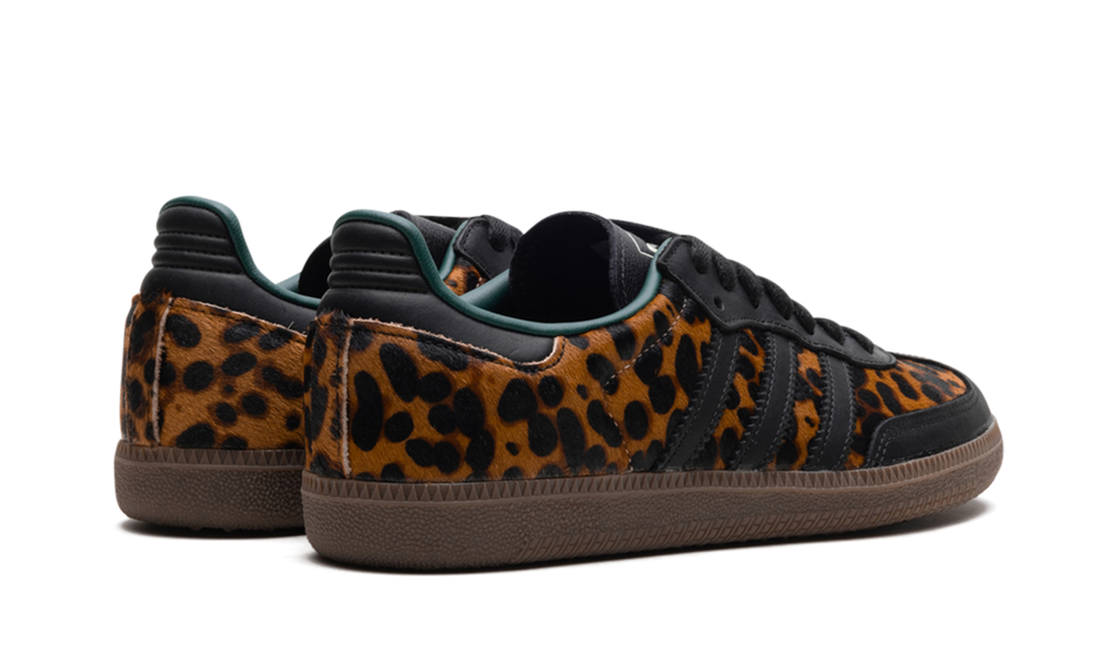 Adidas Samba Black Leopard Core Sneakers