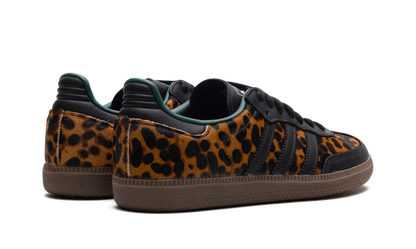 Adidas Samba Black Leopard Core Sneakers